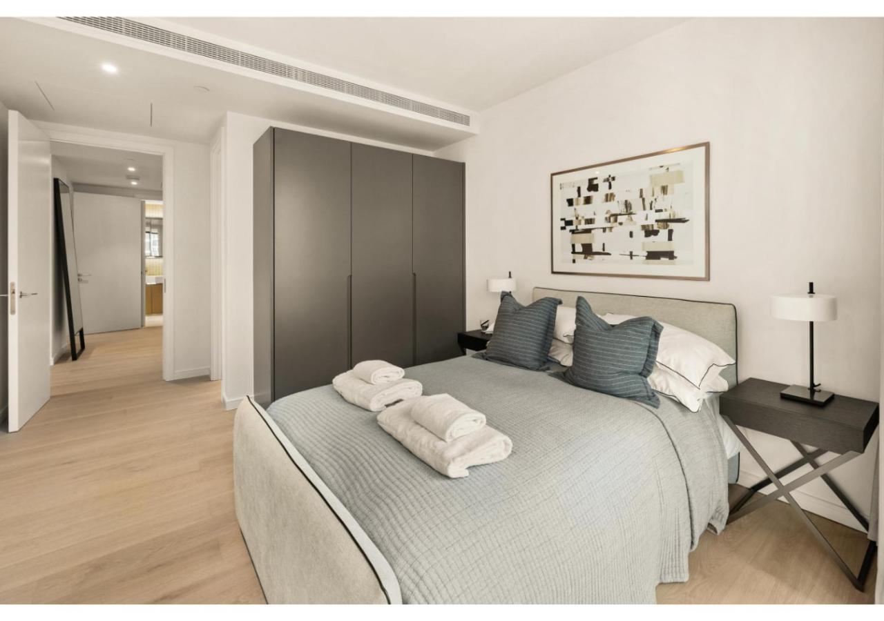 Elegant And Modern Apartments In Canary Wharf Right Next To Thames Londen Buitenkant foto