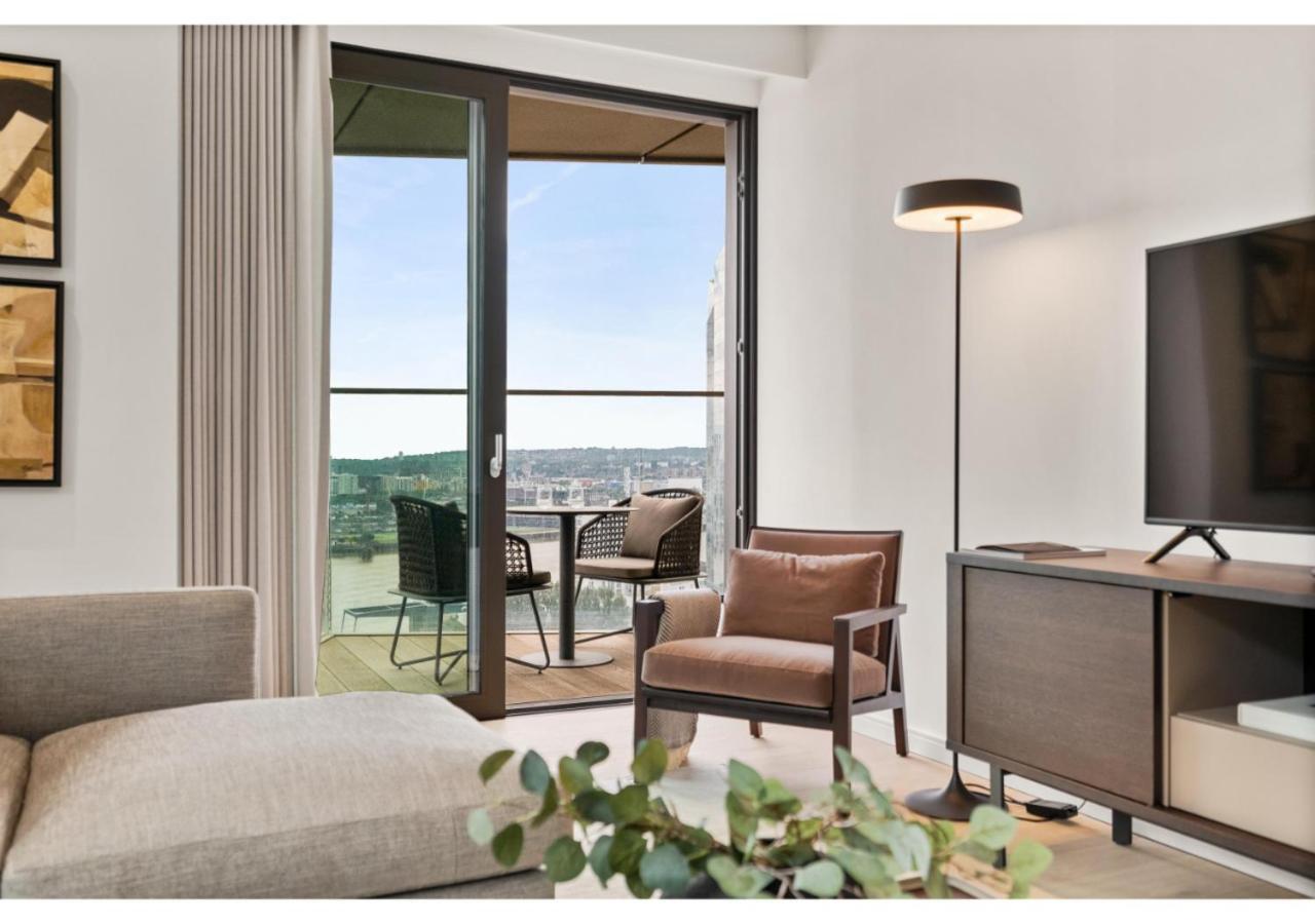 Elegant And Modern Apartments In Canary Wharf Right Next To Thames Londen Buitenkant foto