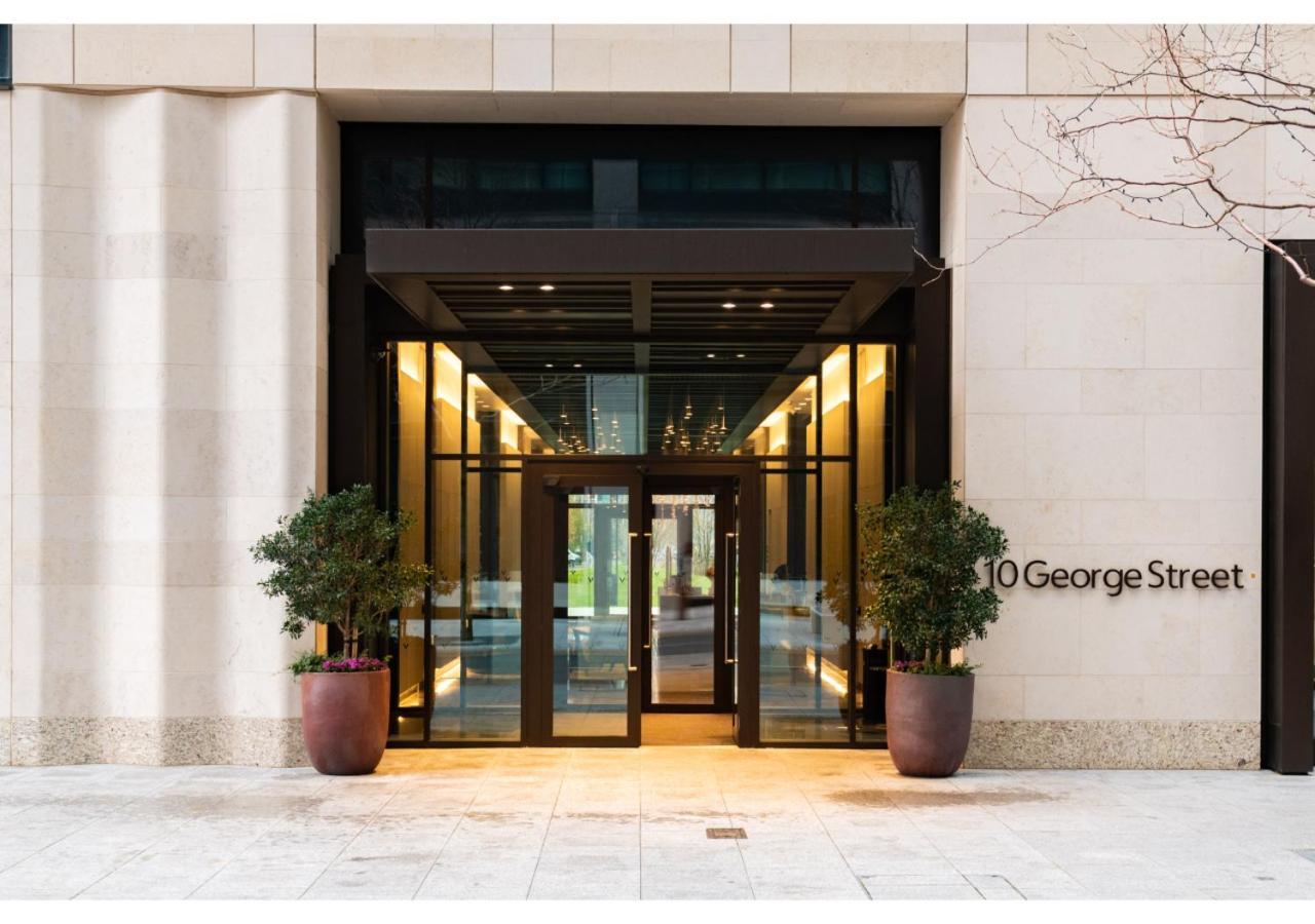 Elegant And Modern Apartments In Canary Wharf Right Next To Thames Londen Buitenkant foto