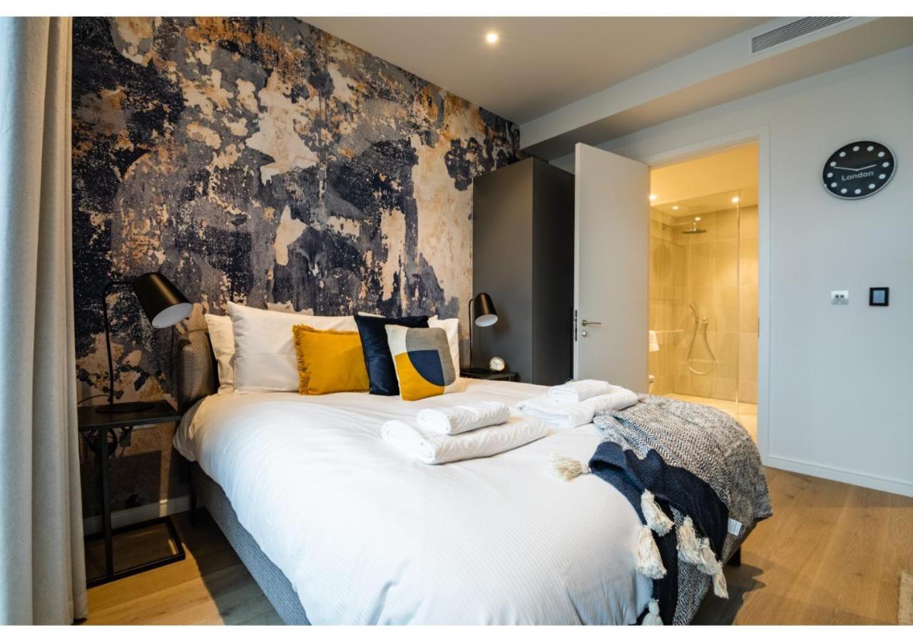 Elegant And Modern Apartments In Canary Wharf Right Next To Thames Londen Buitenkant foto